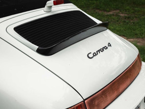 Decklid rear spoiler Carbon Fibre by Rennline. Porsche 964 - 96451201700 - E322, E322-ABS