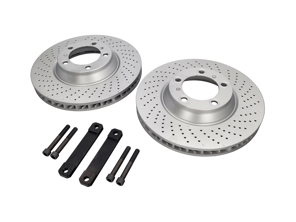 FRONT Brake Disc UPGRADE to 350mm Package Porsche 996C4S / 996 Turbo - 99735140101, 99735140201