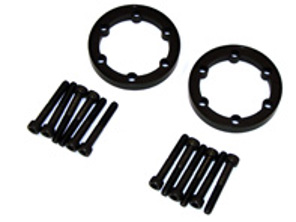 Axle spacer kit, 10mm. Porsche 996 Turbo / 997 Turbo / 991 Turbo