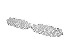 Front Bumper Side Grille Wire Mesh Kit. Porsche 987 Gen 2 Boxster And Boxster S
