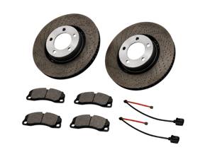 FRONT Brake Disc and Brake Pad Package. Porsche 992.1 GTS / 992.2 GTS - 992615301T, 992615302T