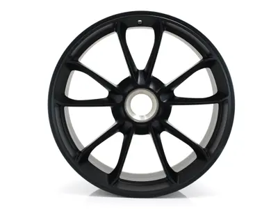 Rear 20' GT3 alloy wheel, in Matt black. Porsche 991.2 GT2 - 99136216282JE1, 99136216282, 99136216883JE1, 99136216883