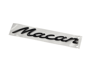 Inscriptions/Lettering Macan in Gloss Black. Rear / Boot Lid Porsche Macan 95B.2