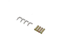 Damper swivel pin & clips SET OF 4. Porsche 911 1965-76 - 99916604302, 99908700302, 90008701102, 90135195510 - 1681250100, URO-011284, 9600-03428