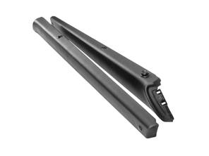 Leather Garnish Rail Pair, Black LHD. Porsche 911 / 964 Coupe / Targa / Cabriolet 1987–94 - 91155508308, 91155508407 - I238