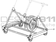 Wheel & Tyres Transport / Storage System Porsche 996 / 997