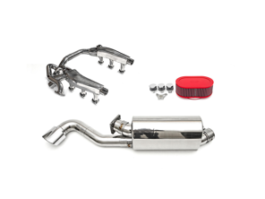 Sport Performance Package - Single Outlet - for Porsche 911 Turbo (930) 1975-1989 - 93021102103, 93021102702, 93021102802, 93021103301, 93021103304, 93011102502, 93011102504, 93011103700, 93011103704, 93011103712, 93011103806 - FS.POR.911T.SPKGS, FS.POR.911T.SPKGSQ, FS.POR.911T.SPKGSS, FS.POR.911T.SPKGSSQ