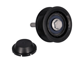 Belt idler pulley deflection roller. Porsche 958 Cayenne 3.6L / 970 Panamera 3.0L - 94610211876, 94610211875