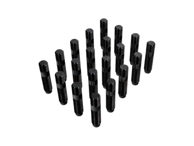 Titanium wheel bolt replacement stud set. Porsche 986/ 987/ 996/ 997/ 991/ 718 - 99636120300, 99636120301, 99636120302, 99736120301, 99736120302