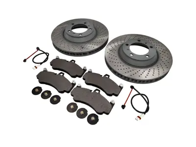 FRONT Brake Pads and Brake Disc Package. Porsche 996 GT3 2003>> OE - 9975140990, 99735141090, 99635194800, 99761267700, 99635208602