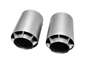 935 Style Titanium Tailpipes - Set of 2. Porsche 718 Boxster / Cayman GTS 4.0L (Incl. Spyder/GT4)  / 991-2 Carrera - 9P1251187K, 9P1251187L, 9P1251188K, 9P1251188L, 982251187AH, 982251187AC, 982251187AJ, 982251188C, 982251188A, 982251188D, 982251187C, 9GT251187B, 9GT251188B, 99104420024, 99104420025