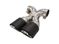 Exhaust Tail Pipe Carbon Fiber. Porsche 981 Boxster / 981C Cayman - 98111126100, 98111136100, 98111136160, 981111361600, 98111136161, 98111196100, 98111196101