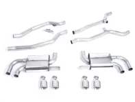 Milltek Sports Exhaust System Non-Resonated (Louder) Cup Style. Porsche 958 Cayenne Turbo 4.8L V8 2010-14 - 95811302450, 95811302451, 958113024BX, 95811302452, 95811302453, 958113030X, 958113030BX, 95811302454, 958113030CX, 95811302350, 95811302351, 958113023CX, 95811302352, 958113029BX, 95811302353, 958113029X, 95811302354, 958113029CX, 95811191020, 95811191021, 95811191022 - SSXPO110