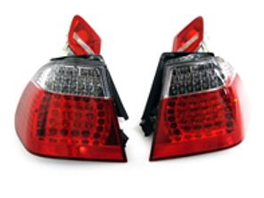 Rear Indicator Lamp Lights LED Red / Clear BMW 3 SERIES E46 SALOON 1998-01 - 1214895, 0001214895