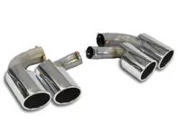 Supersprint polished steel tailpipe set. Porsche 9YA Cayenne 2018 onwards - 249226