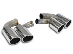 Supersprint polished steel tailpipe set. Porsche 9YA Cayenne 2018 onwards - 249226