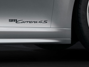 Model designation on doors, CARRERA 4S. Porsche 992 (911) C4 / C4S - 99204482016, 99204482016041, 99204482016V04, 9920448201624K, 9920448201684A