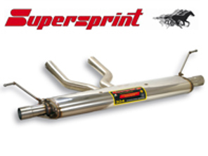 Exhaust Muffler / Silencer Rear. Porsche Cayenne 958  Supersprint - 246506