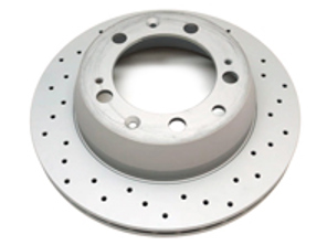 Brake disc rotor Rear. Porsche 944 / 924S / 924Turbo / 924GT Cars without ABS - 94435204102, 94435204105, 460.1511.52, 92835204102 - 460.1511.52
