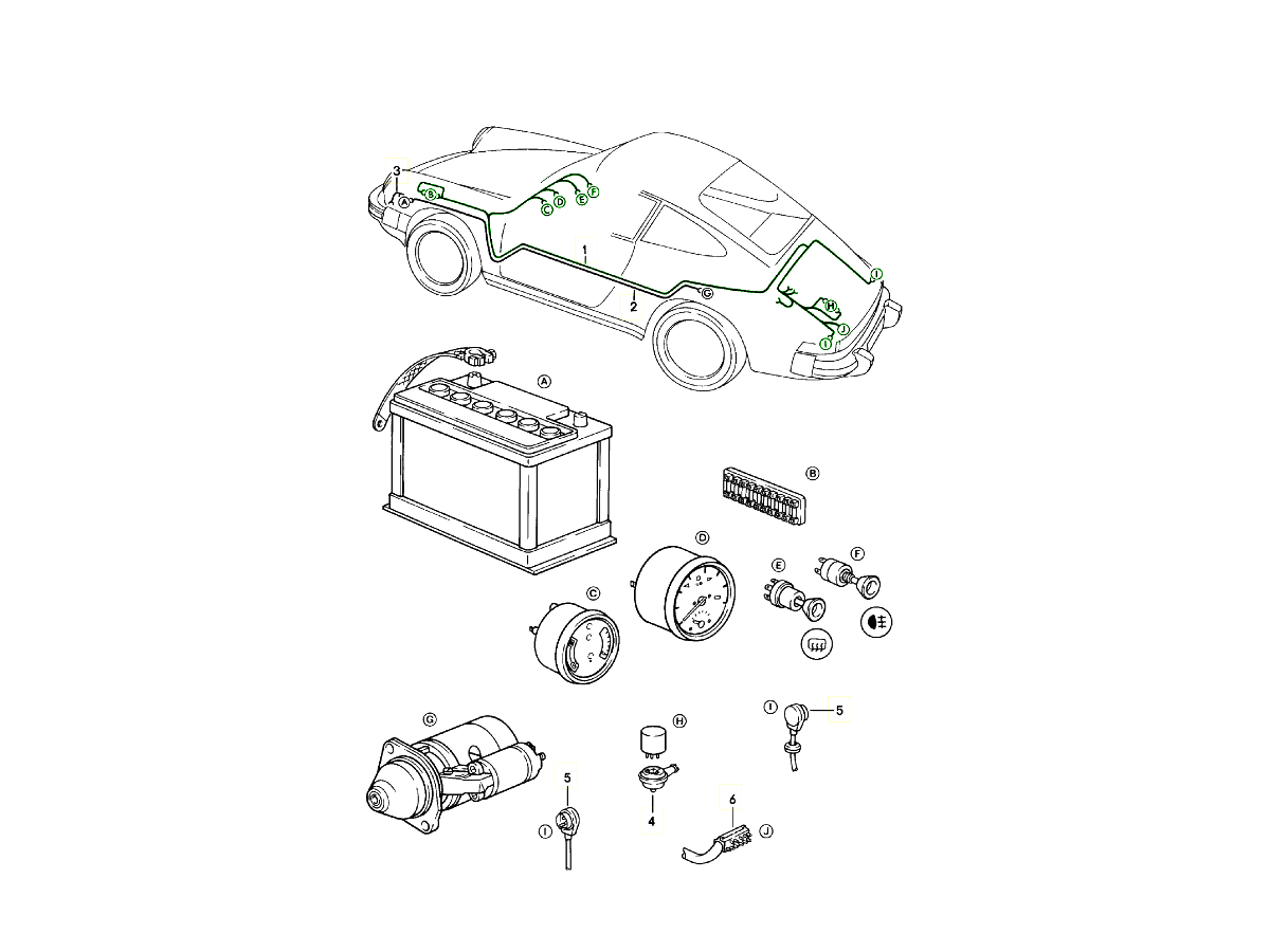 completetunnelharnessporsche911sclhdcars91161200130