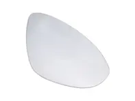 Door mirror glass (Flat), Left for LHD. Porsche 9YA Cayenne 2018>> / 95C Macan-e 2024>> - 9Y1857521 - ZJ-7146-L