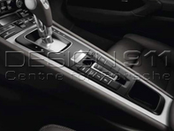 Centre Console Cover in BRUSHED ALUMINIUM. Porsche 991 / 981 Boxster/Cayman / 718 Boxster/Cayman - 99155398104U03