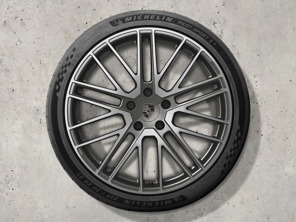 21' Panamera '911 Turbo Design' alloy wheels and summer tyres Original Porsche - 976044660K