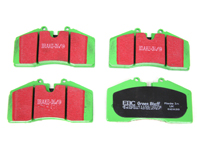 EBC GREEN Brake Pads Front. Porsche 928 85-92 - 92835193901, 92835193902, 92835193904, 94435193902, 96535193903, 99335193901, 99335193905 - DP2767