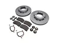 FRONT Brake Pads and Brake Disc Package for Porsche 993 Turbo - 99335104510, 99335104610, 99335194900, 99361236801