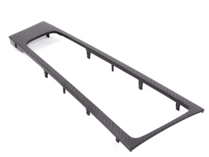 Centre console surround, Carbon Fibre. Porsche 991.1 / 991.2 - I124