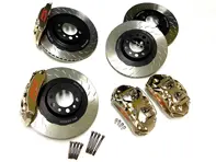 PFC Racing Front and rear brake kit, with slotted 380mm discs. Porsche 996 / 997 / 991 Turbo - 0380.0002 - 96.380.290.365.02, 96.380.290.365.01, 95.405.290.365.12, 95.405.290.365.11