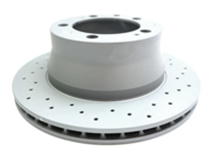 Brake disc rotor SPORT COAT Z, Rear. Porsche 964 / 944 / 968 (OE Part No 95135204102) - 95135204102, 95135204105, 205806C, 92052400, 460.1516.52 - 460.1516.52