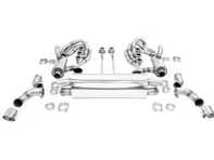 CARGRAPHIC GT Sport Exhaust System, With ID42 GT Manifolds, With Heating. Porsche 964 Carrera 2/4/RS - 96411104504, 96411104605, 96411104502, 96421103905, 96421103932, 96421104004