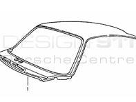 Roof Skin Outer Coupe. Porsche 993 1994-98 - 99350308706GRV, 99350308703, 99350308703GRV