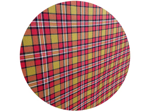 SOLM (62) wool tartan fabric, inspiration: Lotus Type 62 and Gold Leaf Livery