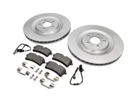 Rear brake disc Ø: 356 mm and brake pads package Porsche Macan Turbo - 95B615601D, PAB615121, 95B698451L