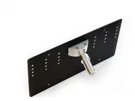 Rennline Tow hook receiver - Billet license plate mount. Porsche 991 - E1070.117 991, E1070.117991, E1070117991