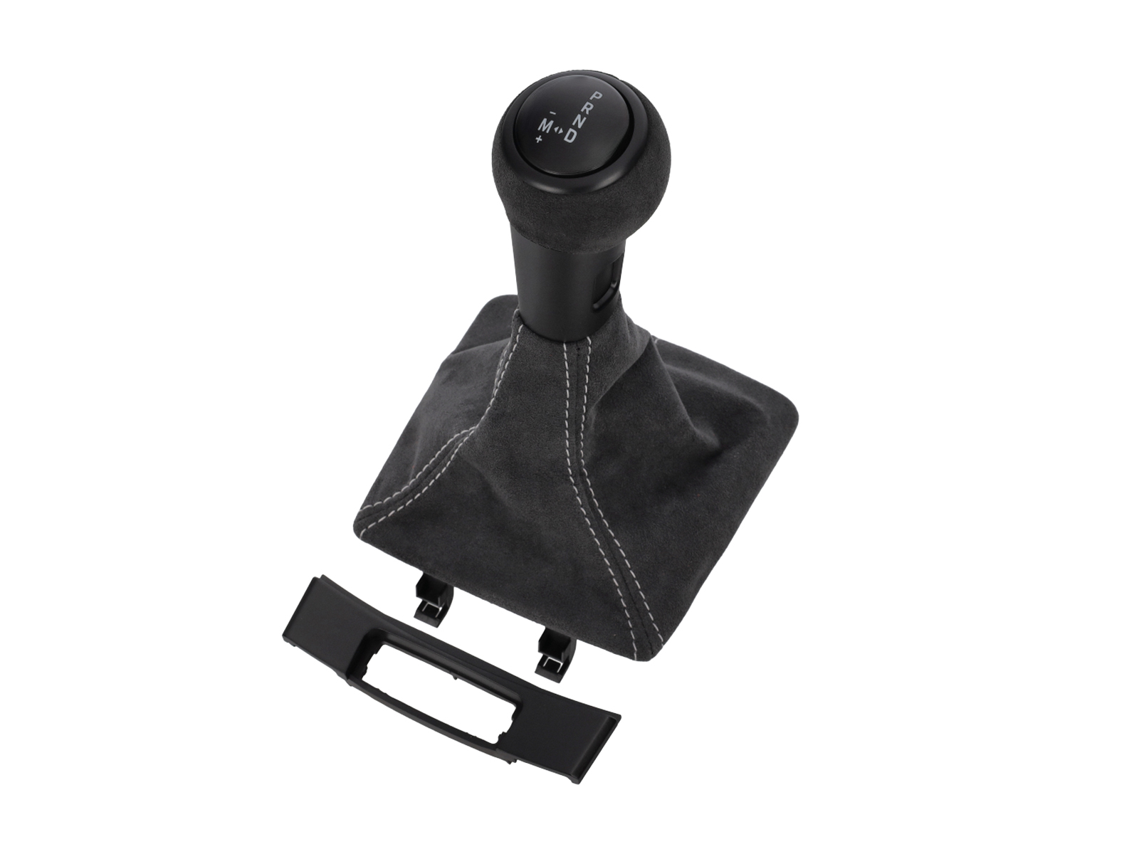 PDK Gear Selector & Shift Boot Set, Black Suede. Porsche 991 / 718 Boxster / 718 Cayman - 9G1426069012W0, 9G1426069252W0, 9G1426069262W0