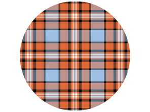 SOLM (Racing Reverse) polyviscose tartan fabric, inspiration: Le Mans, Ford GT, Porsche 917, Steve McQueen