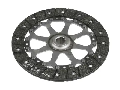 Clutch friction plate. Porsche 987.1 Boxster / 987C.1 Cayman SACHS - 98711601320, 98711601321, 98711601322, 98711601323, 1864 000 411 - 1864 000 411