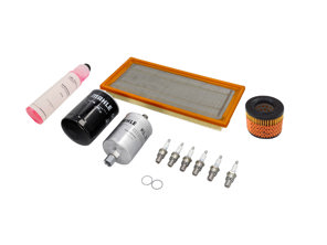 Service maintenance kit for Porsche 911 1981-83 204bhp Small Kit Oil, Air Filters, Spark plugs, and More - 93010776403, 92811014705, 91111018502, 93011340100, 90012311830, 99917016290, 00004400204