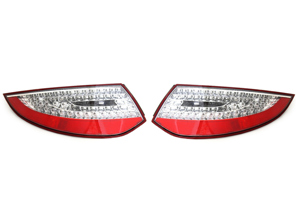 Rear light clear, Set of 2. Porsche 997 MKII 2009-12 LHD Cars (not for USA/CANADA) - 99763198903, 99763199003, 99704490005
