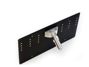Rennline Tow Hook Receiver - Billet License Plate Mount. Porsche 996/986/997/987 - E1070.1080, E1070.1080LATE, E1E10701080LATE