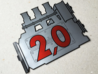 Rear Window 2.0L Engine Sticker for Porsche 911 - 91170110200