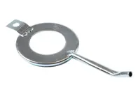 Oil deflector for brake drum, rear. Porsche 356 /356A - 35634031, 1663550100, 356 34031 - 1663550100
