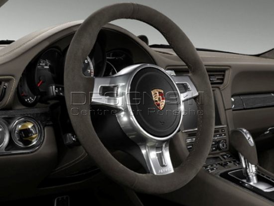 SportDesign Steering Wheel Padded in Black Alcantara 99704440222