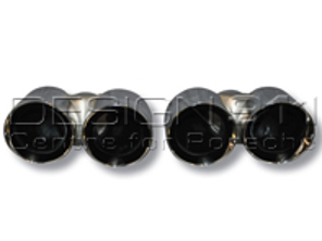 Exhaust Tail Pipes Set. Porsche 997.2 2008>> - 1620705310, 97.906S