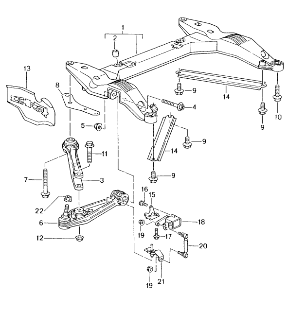 SPL Billet Rear Lower Control Arm Kit 1997-2004 Porsche Boxster (986) main image 1