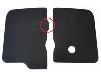 Front bonnet insulation mats. Porsche 944 1985/2 model onwards - 1117, 477863771, 94455677201
