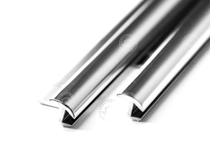 Chrome top of door trims kit for Porsche 356 pre A Cabriolet. - 64453143119, 64453193141, 64402592800, 64453195100